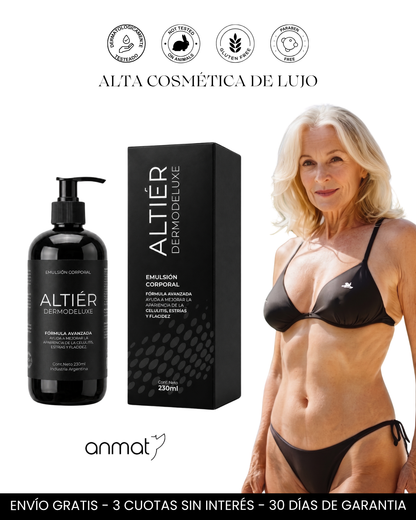 DERMODELUXE – Emulsión Corporal Anticelulitis, Antiflacidez, Antiarrugas y Humectante