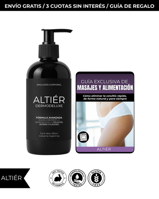 Dermodeluxe Alta Cosmética: Tratamiento para Celulitis, Flacidez, Arrugas y Reafirmante - 230 ML.