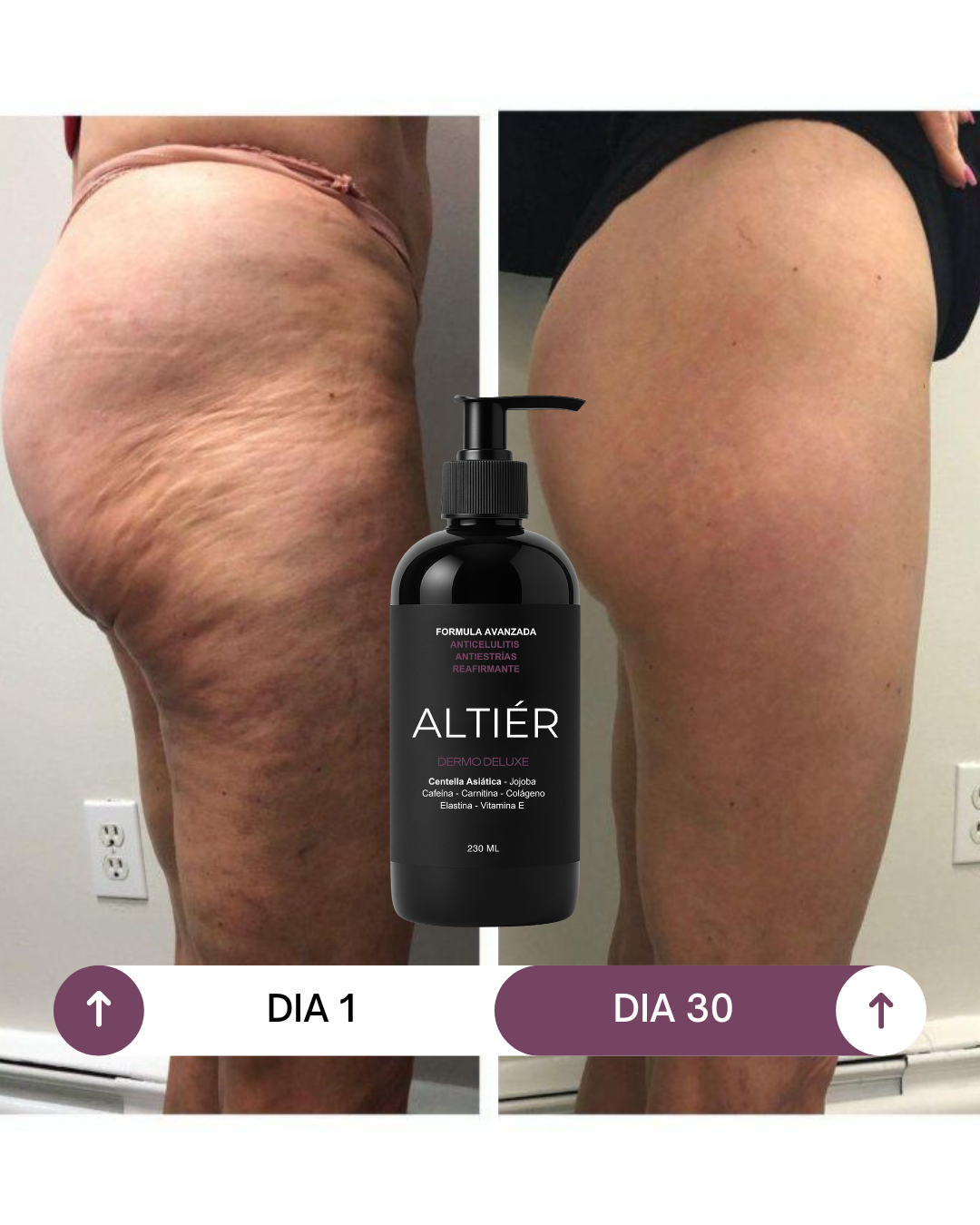 Dermodeluxe Alta Cosmética: Tratamiento para Celulitis, Flacidez, Arrugas y Reafirmante - 230 ML.