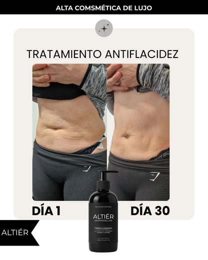 Dermodeluxe Alta Cosmética: Tratamiento para Celulitis, Flacidez, Arrugas y Reafirmante - 230 ML.